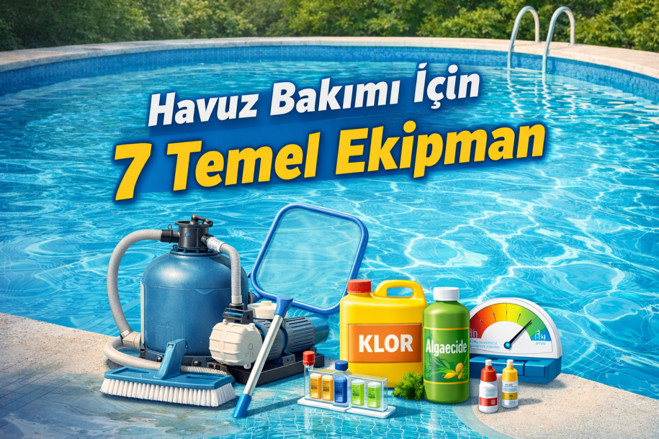 Havuz Bakımı İçin Gerekli 7 Temel Ekipman