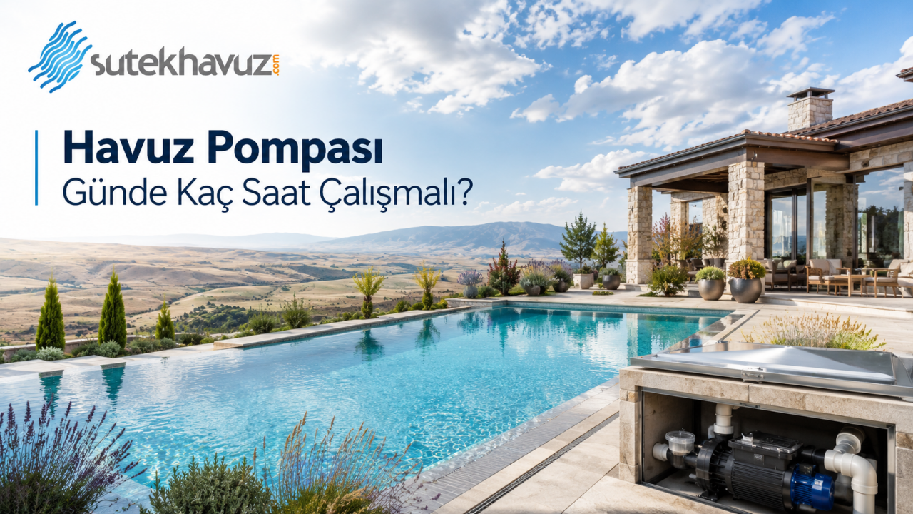 Havuz Pompası Günde Kaç Saat Çalışmalı? Hacme, Debiye ve Kullanıma Göre Hesaplama