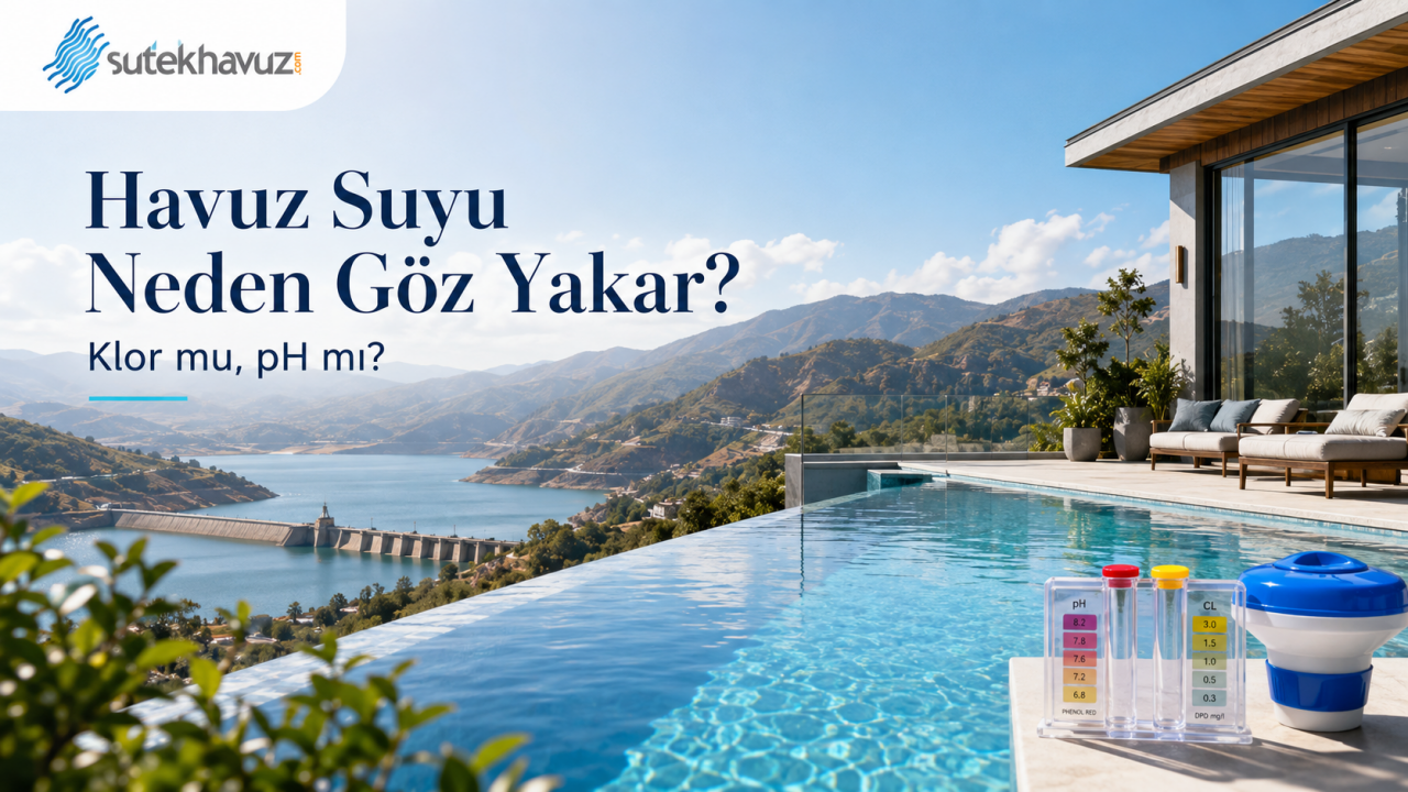 Havuz Suyu Neden Göz Yakar? Sorun Klor mu, pH mı?