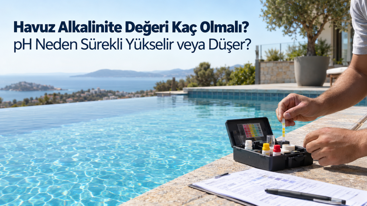 Havuz Alkalinite Değeri Kaç Olmalı? pH Neden Sürekli Yükselir veya Düşer?