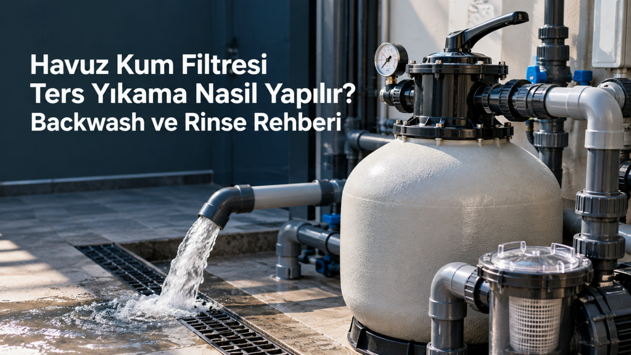 Havuz Kum Filtresi Ters Yıkama Nasıl Yapılır? Backwash ve Rinse Rehberi