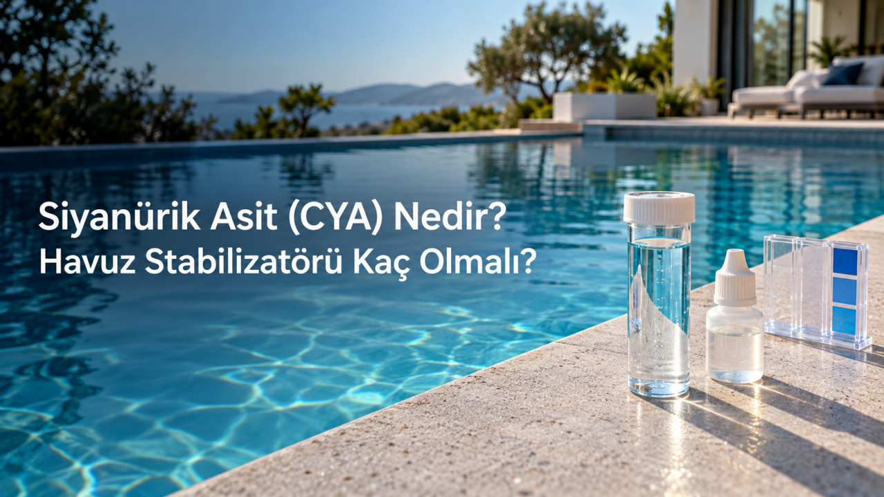 Siyanürik Asit (CYA) Nedir? Havuz Stabilizatörü Kaç Olmalı?