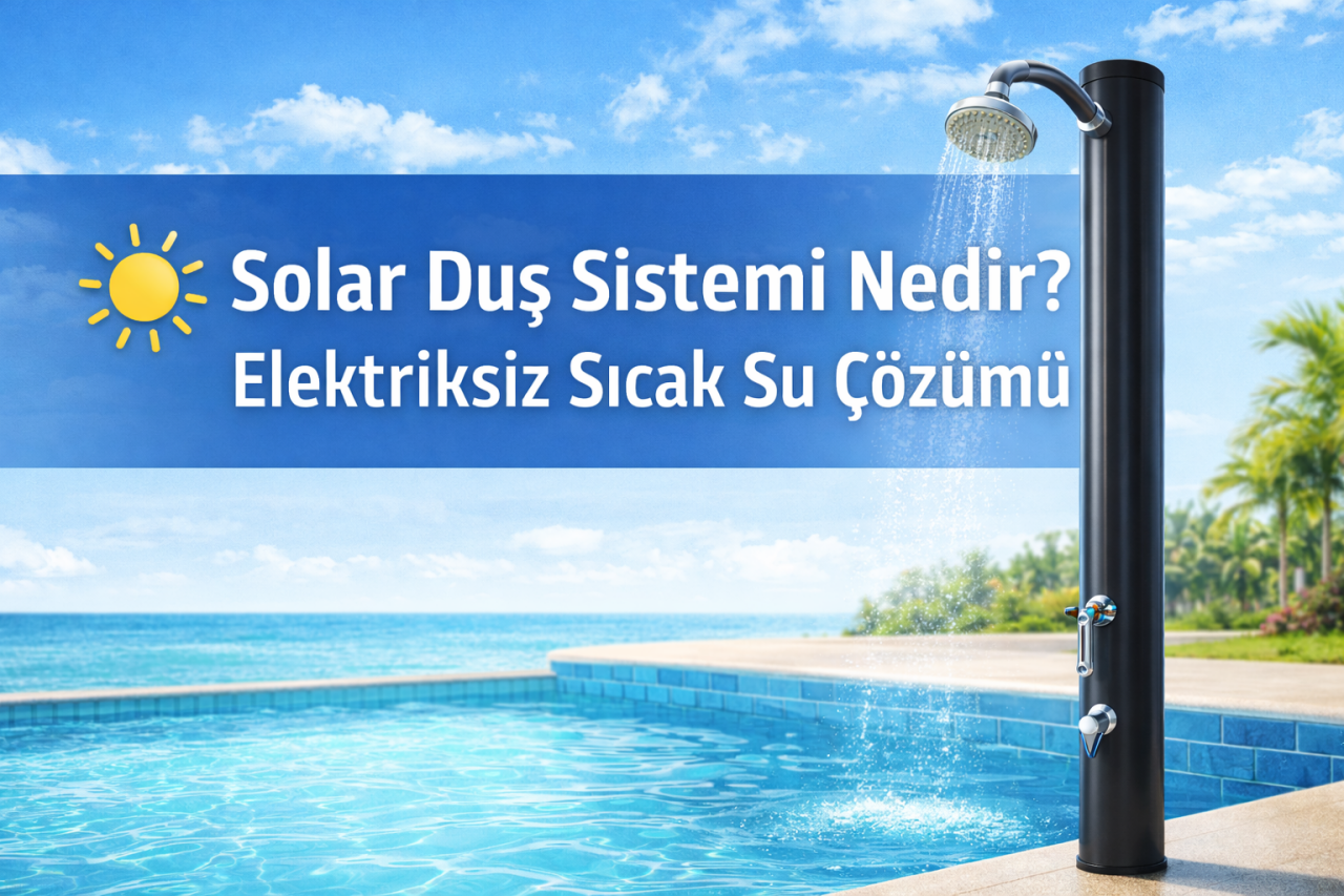 Solar Duş Sistemi Nedir? Elektriksiz Sıcak Su Çözümü
