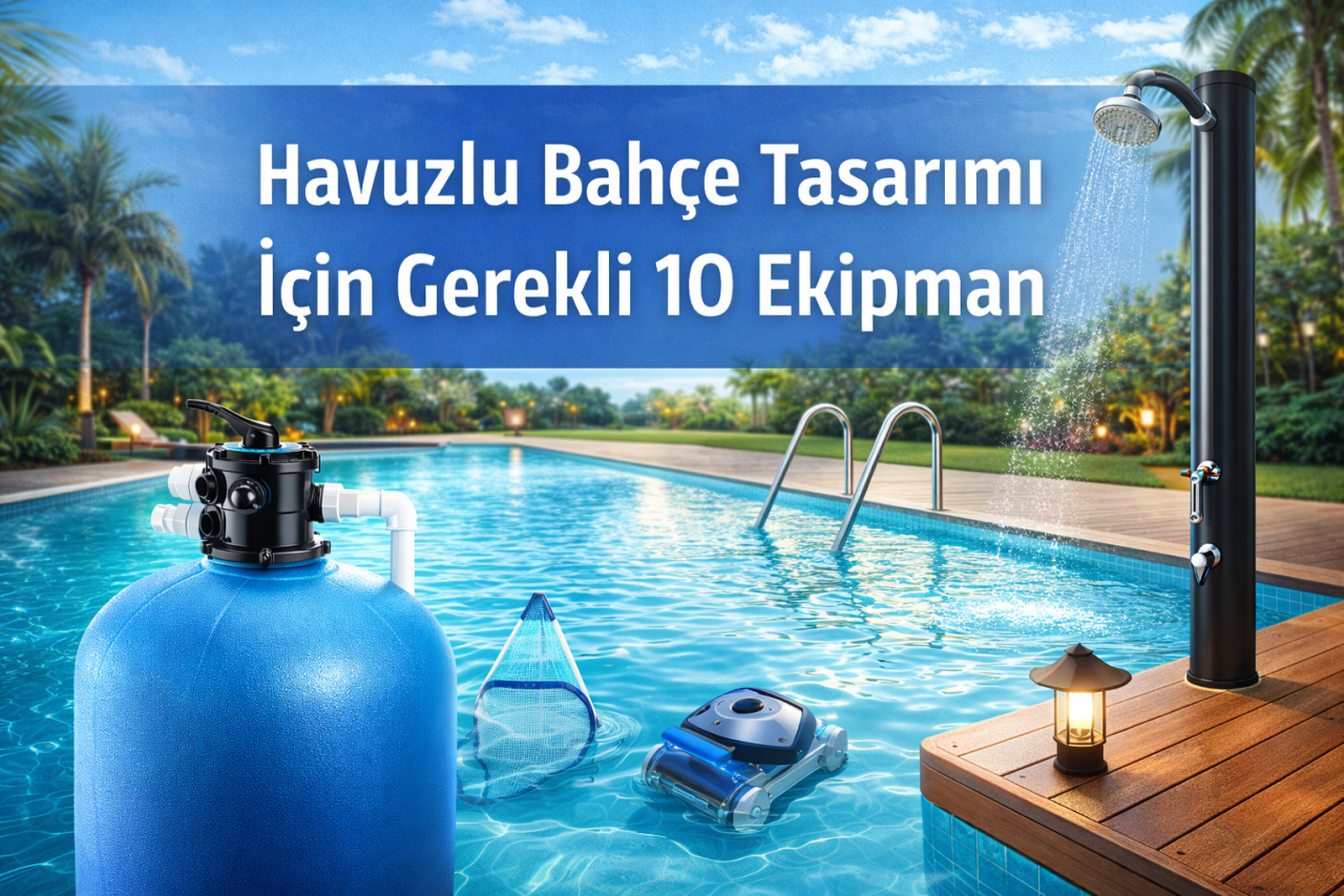 Havuzlu Bahçe Tasarımı İçin Gerekli 10 Ekipman
