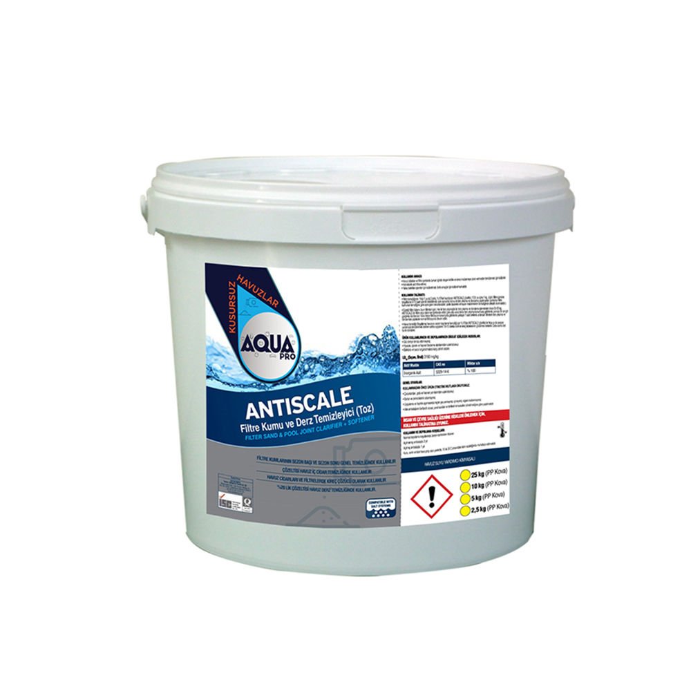 AquaPRO - ANTISCALE Filtre Temizleyici TOZ - 10 kg