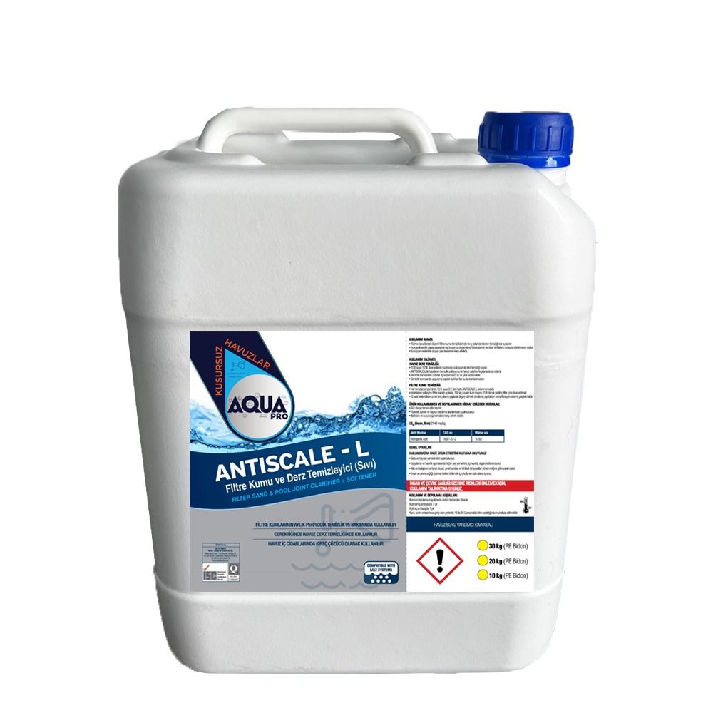 AquaPRO - ANTISCALE-L Filtre Temizleyici SIVI - 5 kg