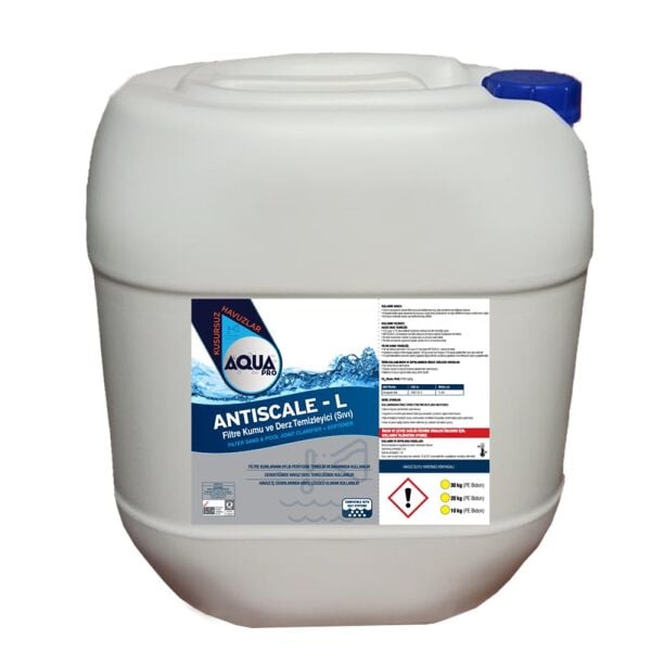 AquaPRO - ANTISCALE-L Filtre Temizleyici SIVI - 30 kg