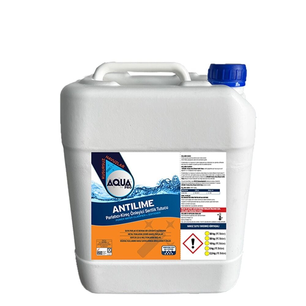 AquaPRO - ANTILIME Parlatıcı-Kireç Önleyici-Berraklaştırıcı - 5 kg
