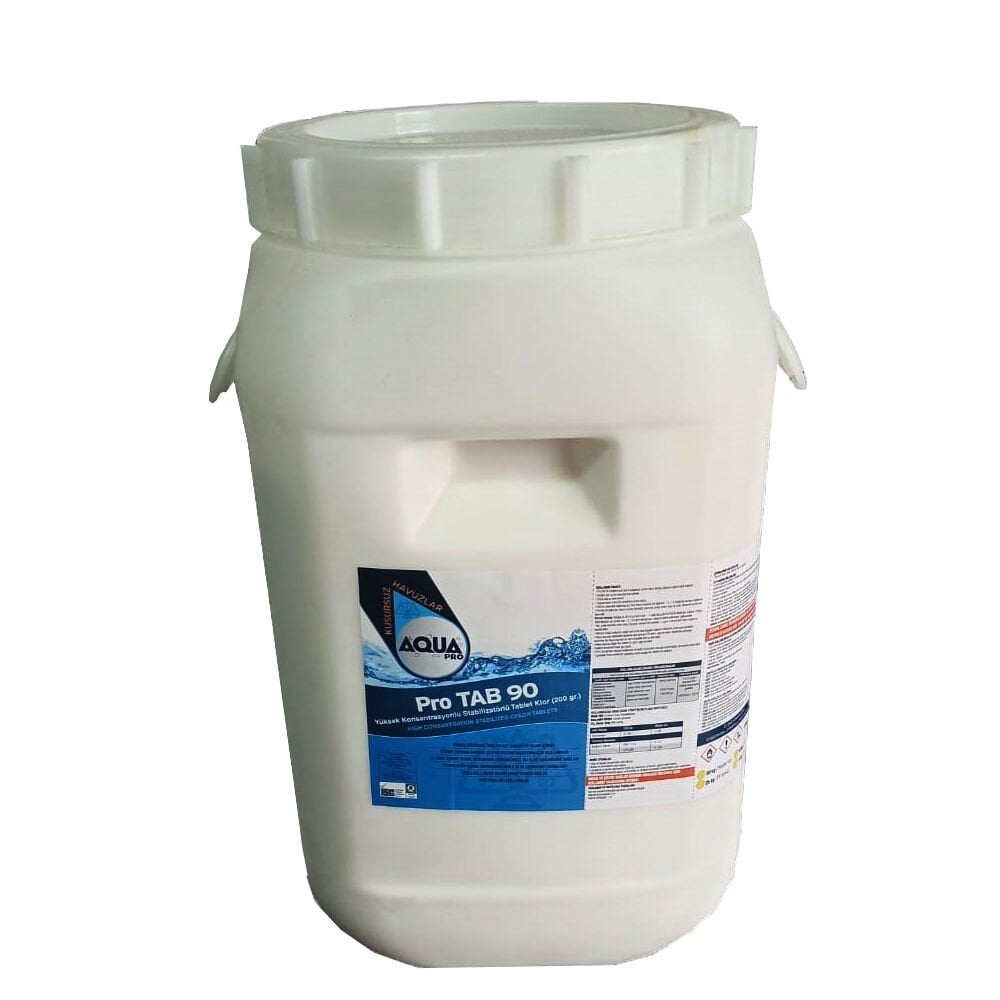 AquaPRO - ProTAB 90 Stabilizatörlü Tablet Klor - 25 kg