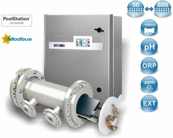Idegis D180-EX Industrial Profesyonel Tuz Klor Jeneratörü