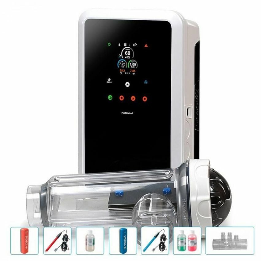 Idegis DOMOTIC / DOM2-42 Plus pH/ORP Kontrollü Yeni Nesil Tuz Klor Jeneratörü- 42 gr.