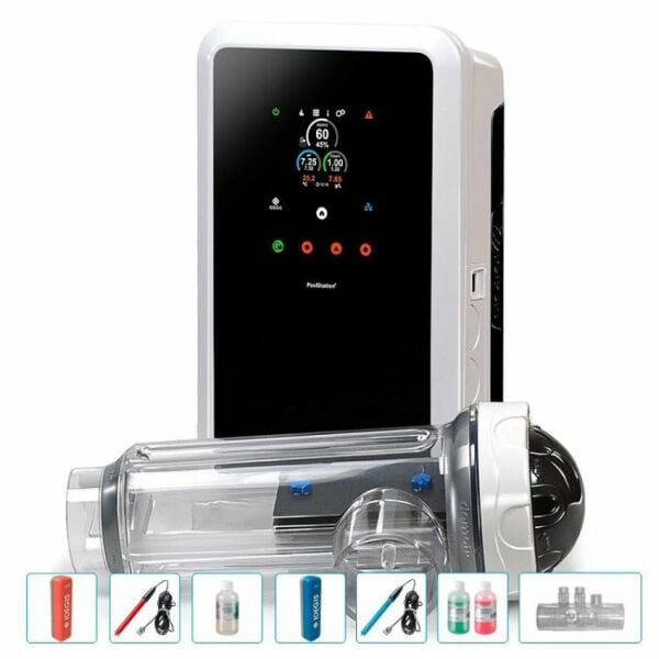 Idegis DOMOTIC / DOM2-42 Plus pH/ORP Kontrollü Yeni Nesil Tuz Klor Jeneratörü- 42 gr.