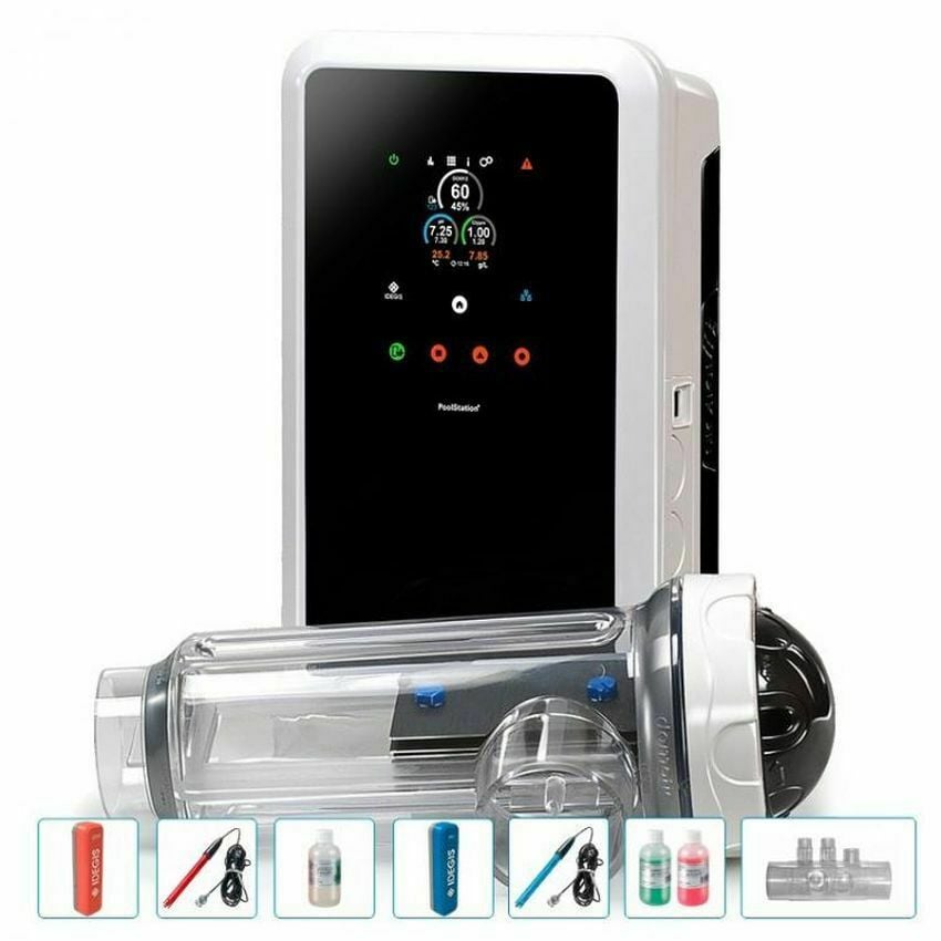 Idegis DOMOTIC / DOM2-32 Plus pH/ORP Kontrollü Yeni Nesil Tuz Klor Jeneratörü- 32 gr.