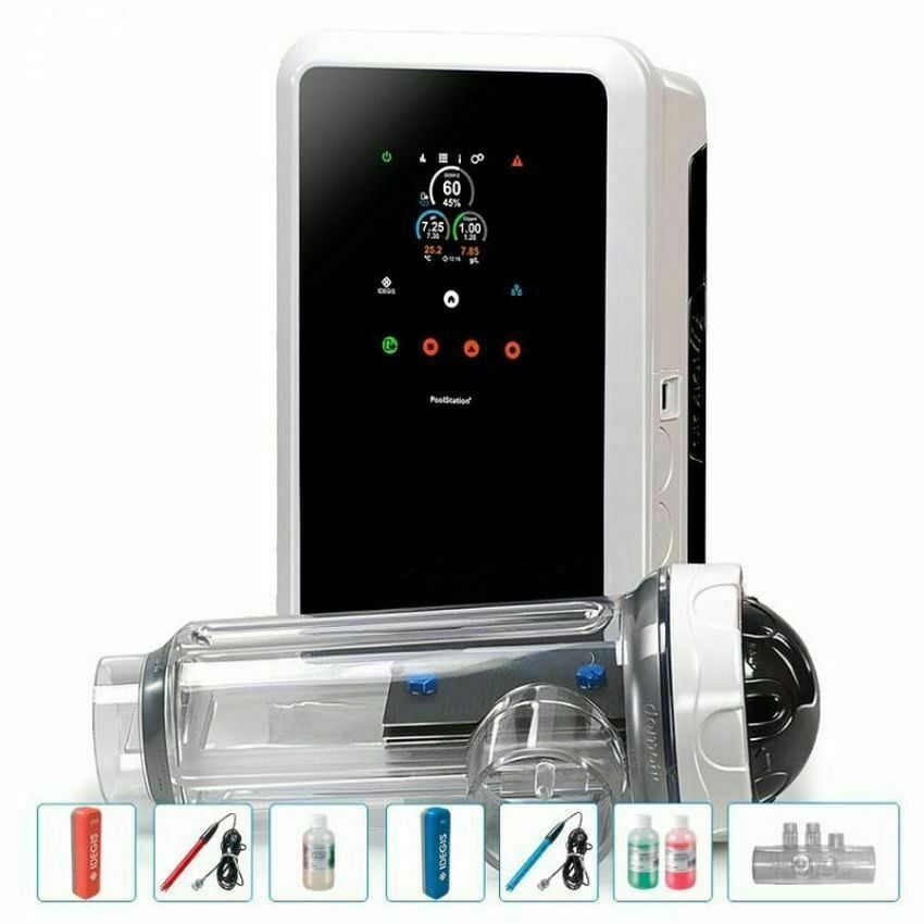 Idegis DOMOTIC / DOM2-12 Plus pH/ORP Kontrollü Yeni Nesil Tuz Klor Jeneratörü- 12 gr