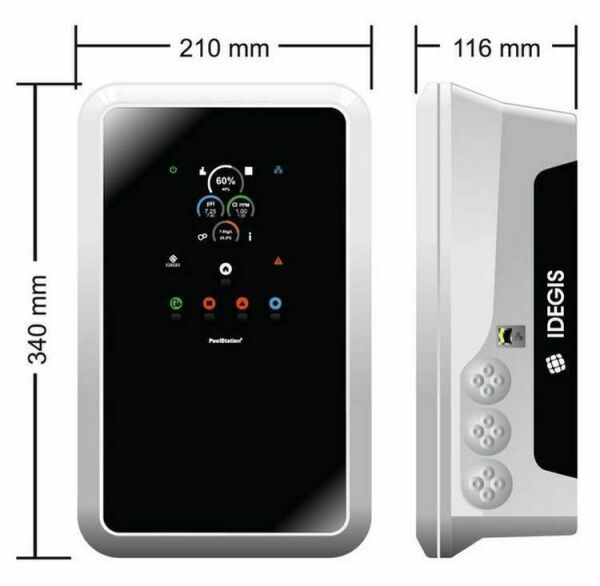 Idegis DOMOTIC / DOM2-12 Plus pH/ORP Kontrollü Yeni Nesil Tuz Klor Jeneratörü- 12 gr