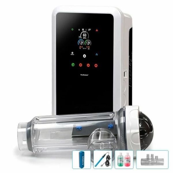 Idegis DOMOTIC / DOM2-32/pH Kontrollü Yeni Nesil Tuz Klor Jeneratörü- 32 gr.