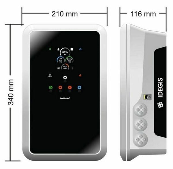 Idegis DOMOTIC / DOM2-12/pH Kontrollü Yeni Nesil Tuz Klor Jeneratörü- 12 gr.