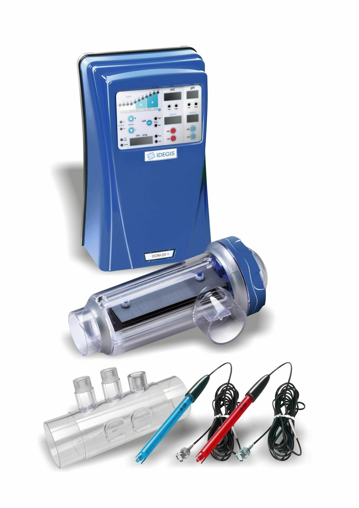 Idegis DOMOTIC / DOM12-Plus / pH+ORP Kontrollü Tuz Klor Jeneratörü 12 gr.