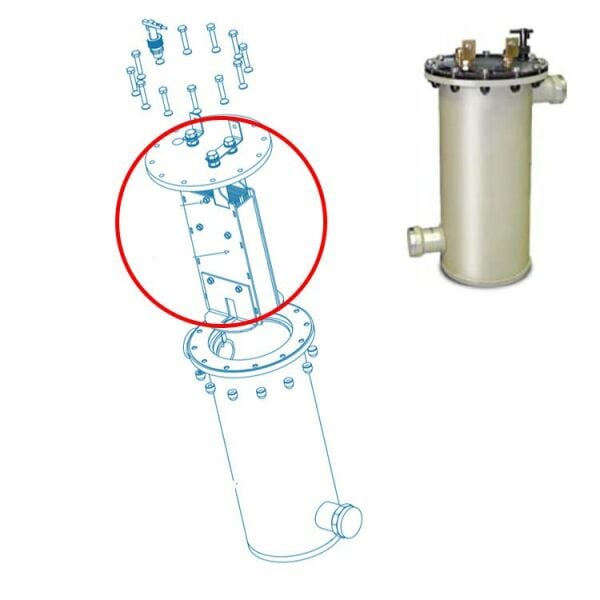 Idegis TECNO-150 Endüstriyel Titanyum Elektrod Hücre Seti - 150 gr/saat