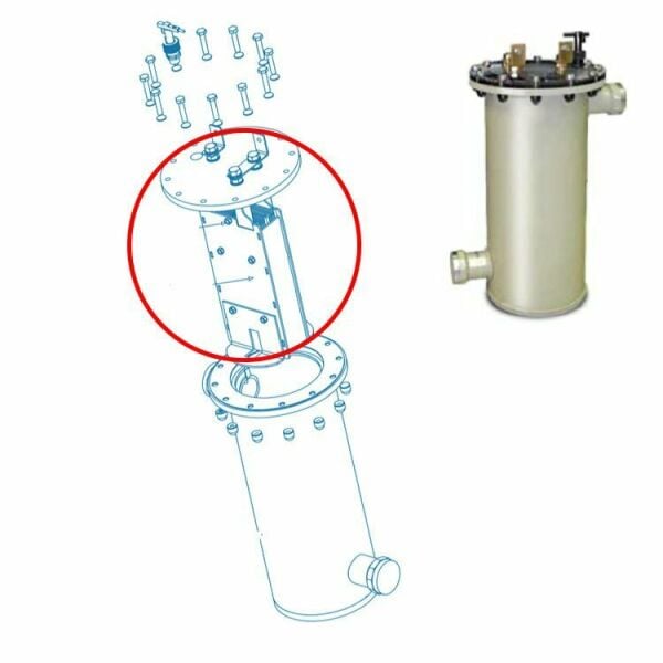 Idegis TECNO-100 Endüstriyel Titanyum Elektrod Hücre Seti - 100 gr/saat