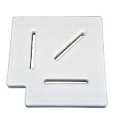 Havuz Savak Kanal Köşe Parçası Plastik 20 cm 90° (Adet) STD-Beyaz