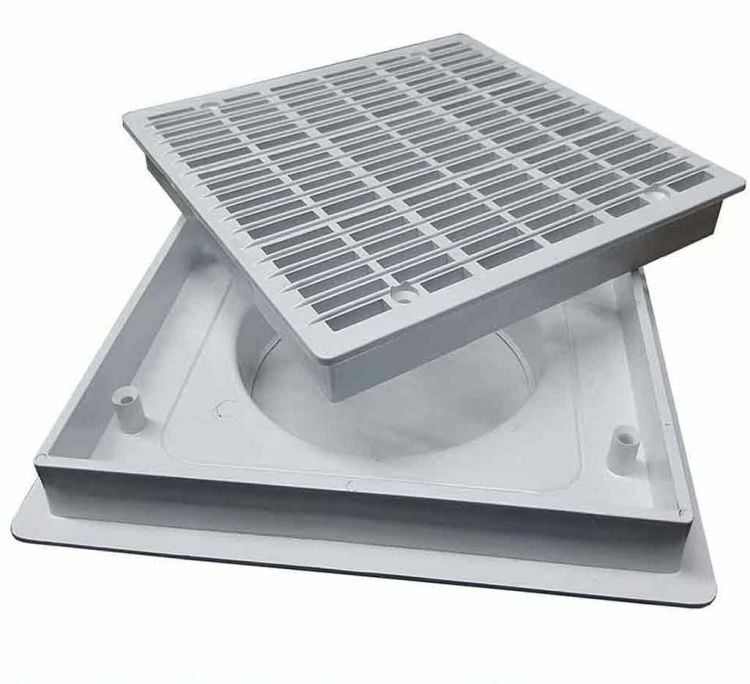 Kare Dip Emiş Süzgeci 265 x 265 mm