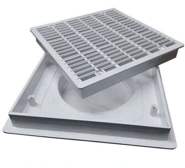 Kare Dip Emiş Süzgeci 265 x 265 mm