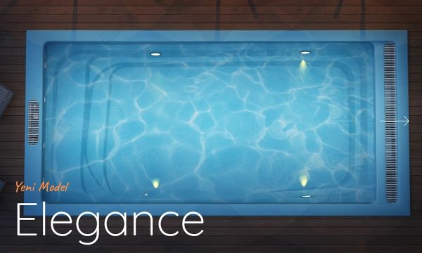 ELEGANCE Polyester Hazır Havuz 360 x 860 x 150 cm / 29,5 m3