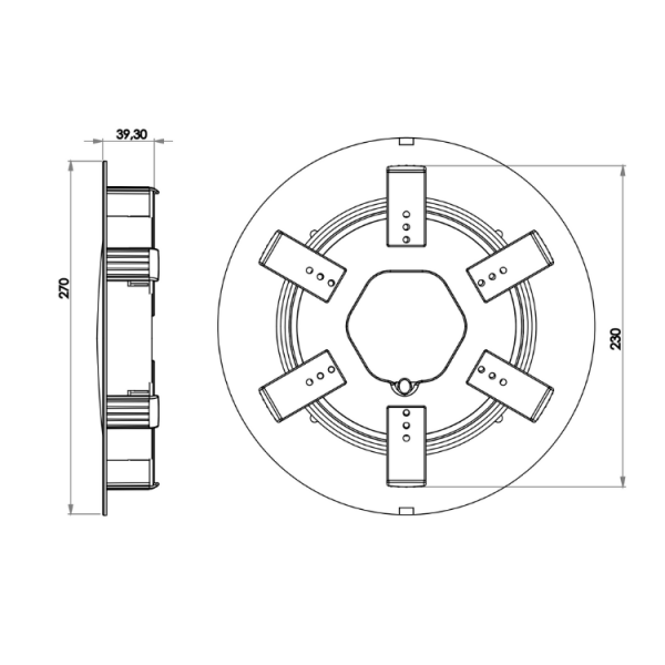 Led Havuz Armatürü BEYAZ-30 WATT (Kasa Hariç)